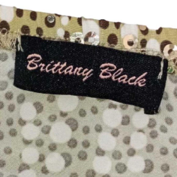 LIKENEW~BRITTANY BLACK FLIRT SKIRT S/M - Picture 3 of 3